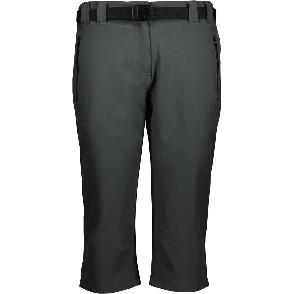Woman capri pantalón corto montaña mujer Gris (36)