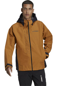 adidas chaqueta impermeable hombre Gtx Paclite J vista frontal