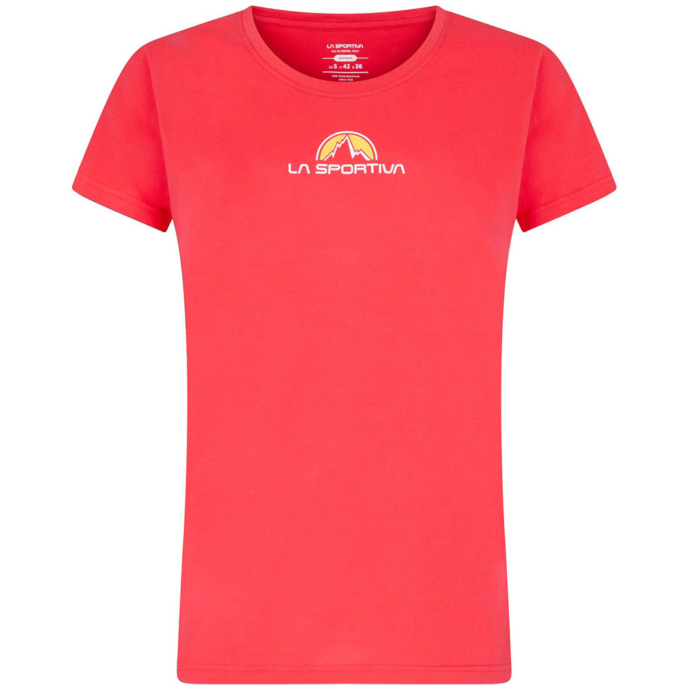 Brand camiseta montaña manga corta mujer Rojo (XS)