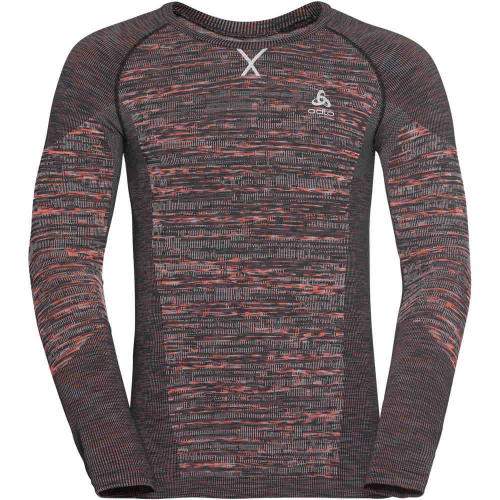 Odlo camiseta térmica manga larga hombre BL TOP Crew neck l/s BLACKCOMB ECO vista frontal