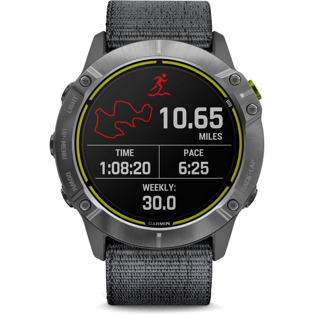 Garmin pulsómetros con gps ENDURO SILVER CORREA ULTRAFIT GRIS 03