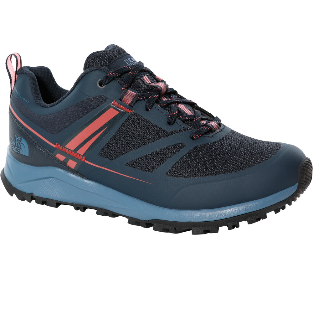 The North Face zapatilla trekking mujer W LITEWAVE FL lateral exterior