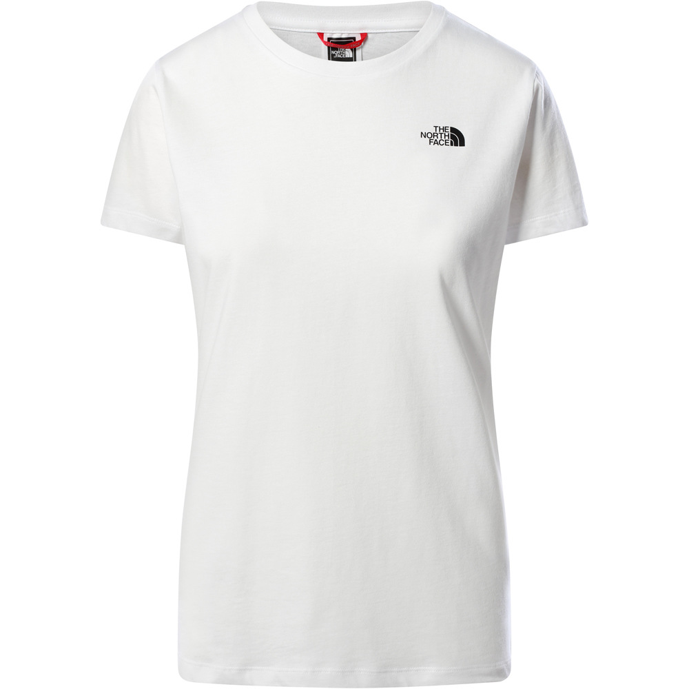 The North Face camiseta montaña manga corta mujer W S/S SIMPLE DOME TEE vista frontal