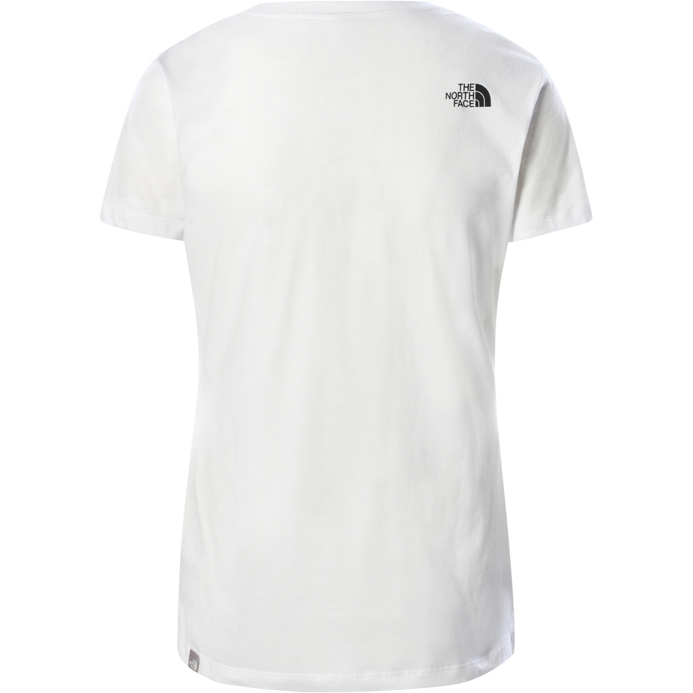 The North Face camiseta montaña manga corta mujer W S/S SIMPLE DOME TEE vista trasera