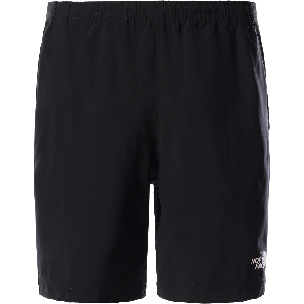 The North Face pantalón corto montaña niño B REACT SHORT vista frontal