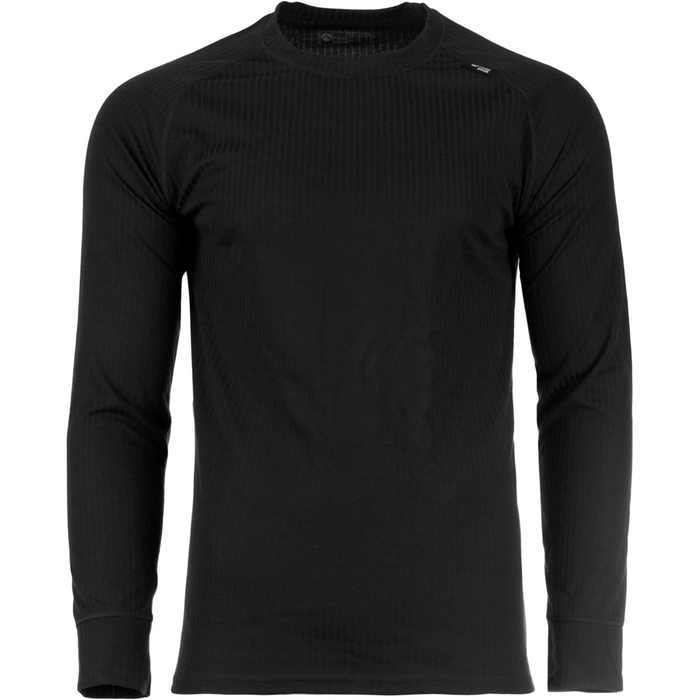 Moen top camiseta térmica manga larga hombre Negro (XL)