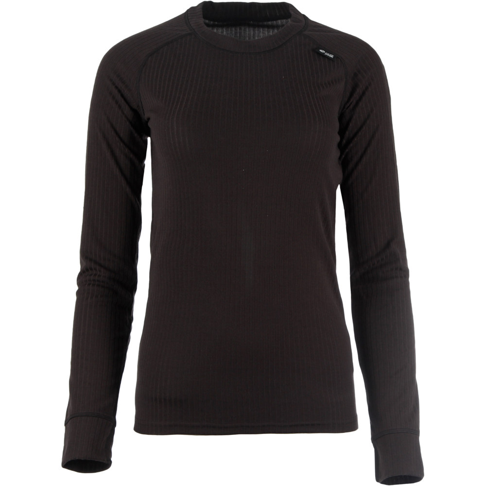 Moena camiseta térmica manga larga mujer Negro (M)
