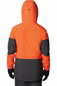 Columbia chaqueta esquí hombre AERIAL ASCENDER RED QUARTZ vista trasera