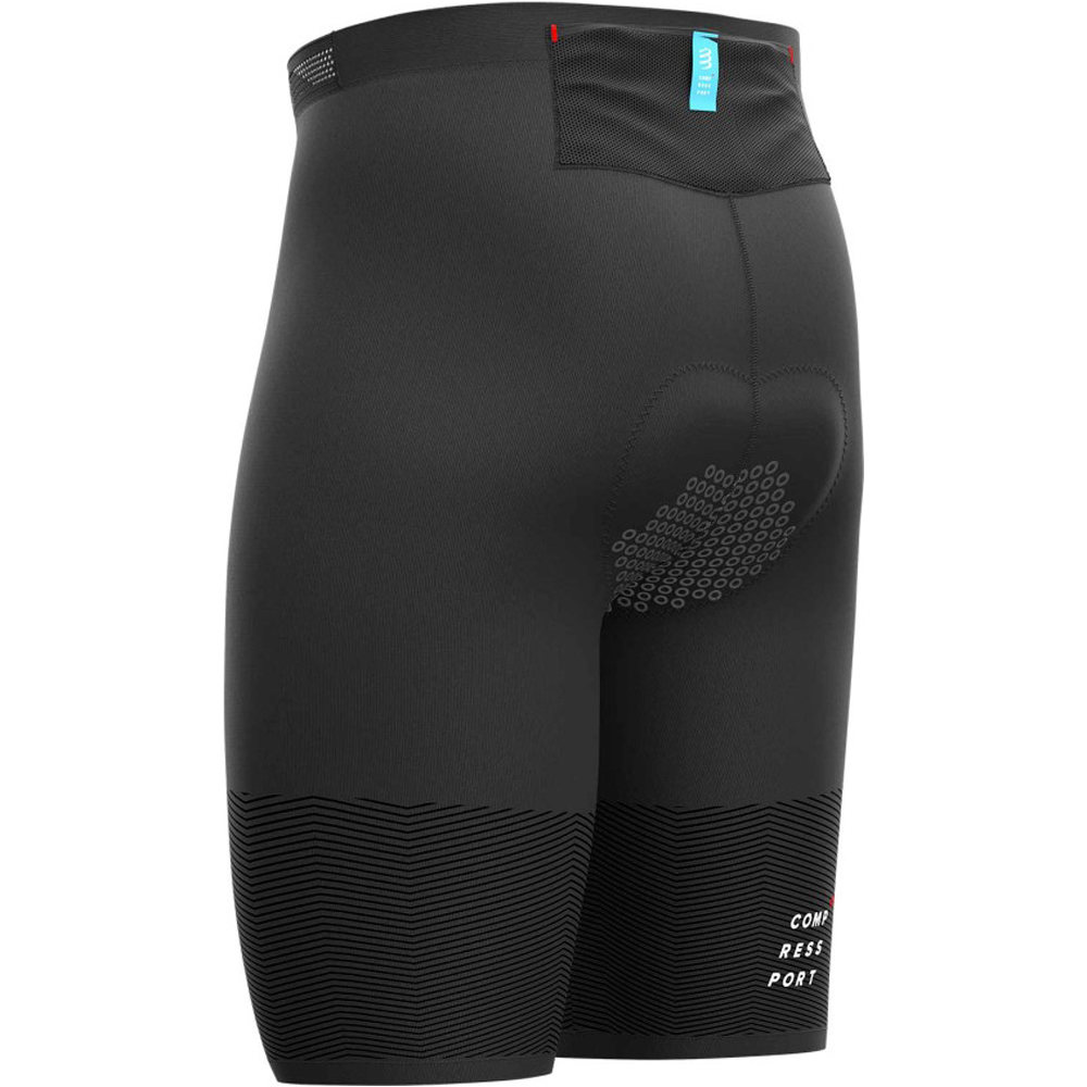 Compressport malla corta running hombre Tri Under Control Short vista trasera