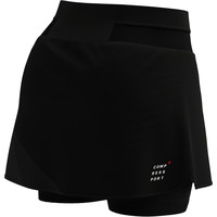 Compressport malla corta running mujer PERFORMANCE SKIRT 04