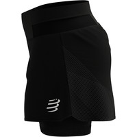 Compressport malla corta running mujer PERFORMANCE SKIRT 07