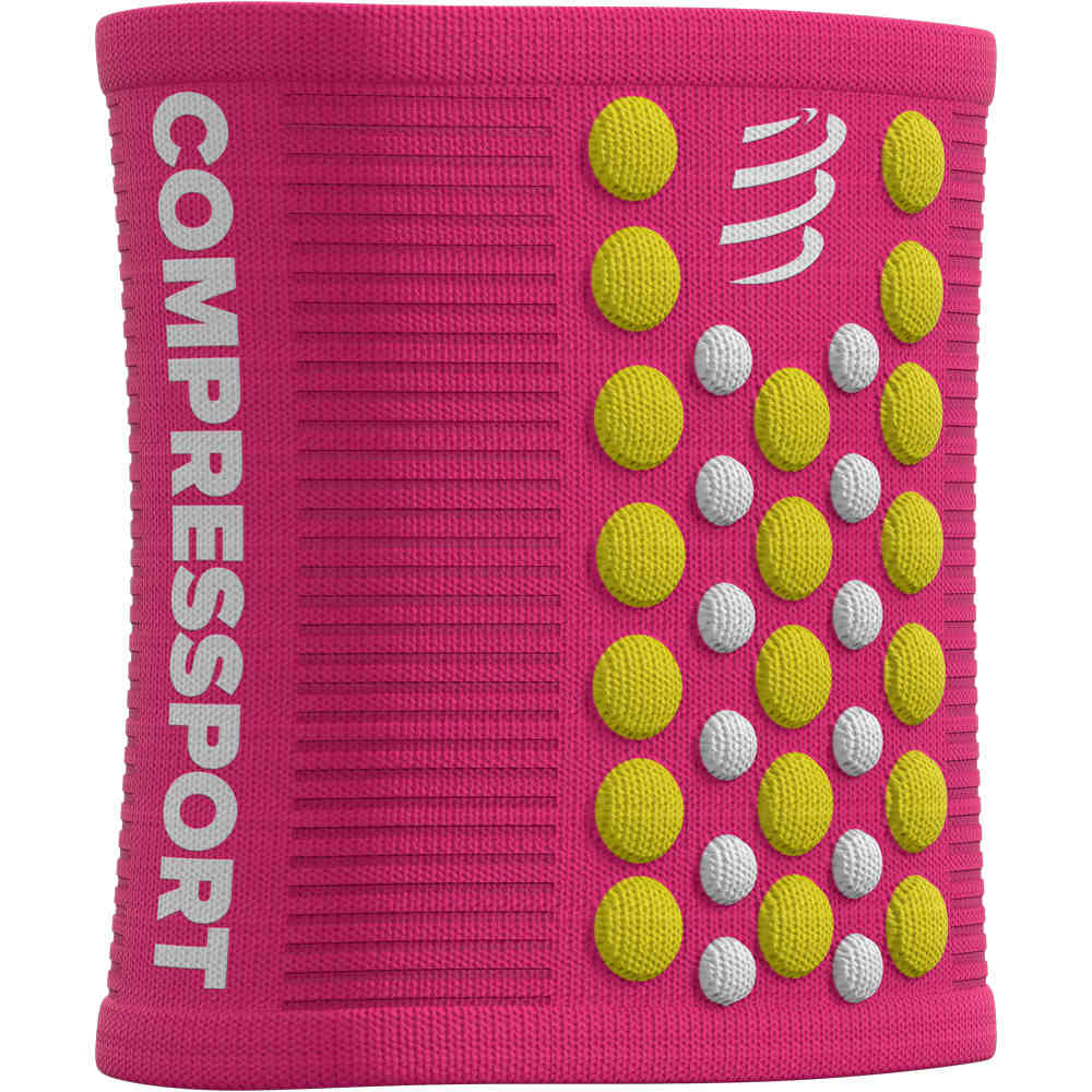 Compressport varios running Sweatbands 3D.Dots vista frontal