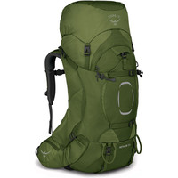 Osprey mochila montaña AETHER 55 GARLIC vista frontal