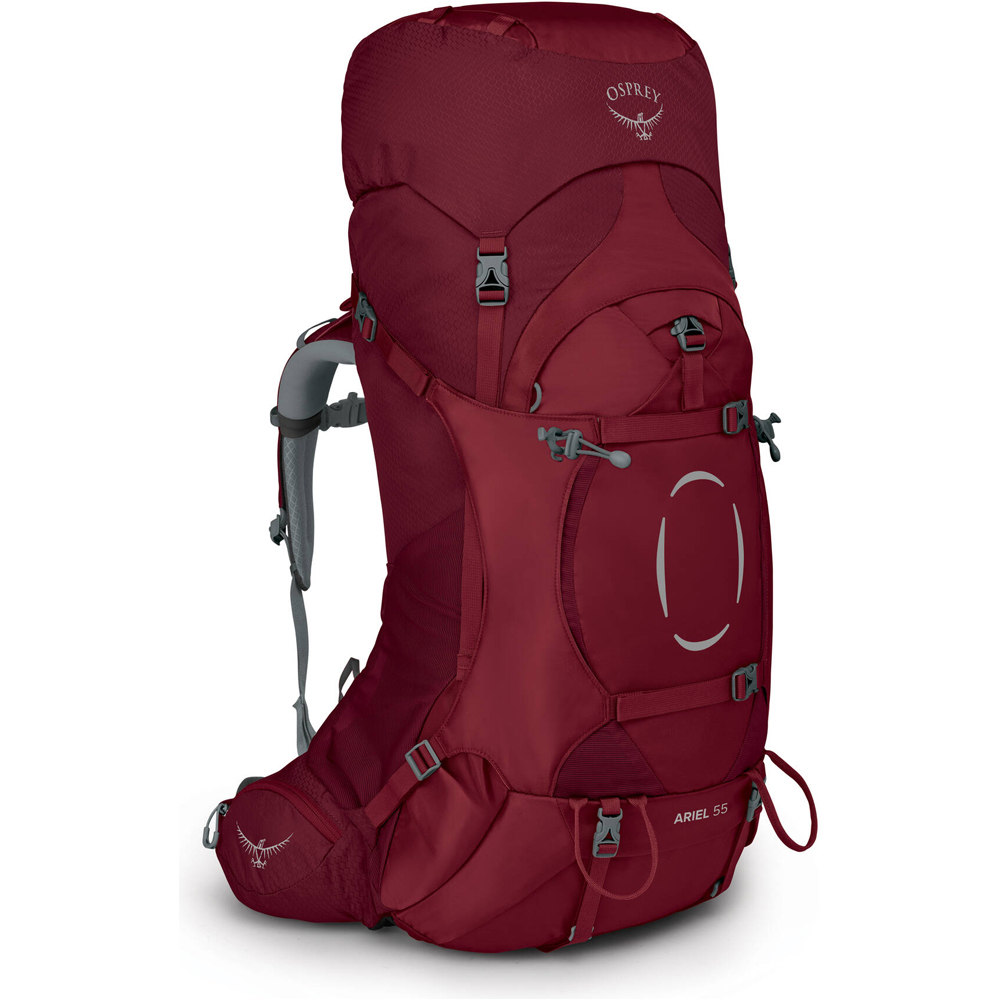 Osprey mochila montaña ARIEL 55 W vista frontal