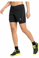 Odlo pantalón running mujer 2-in-1 Shorts AXALP TRAIL 6 INCH vista frontal