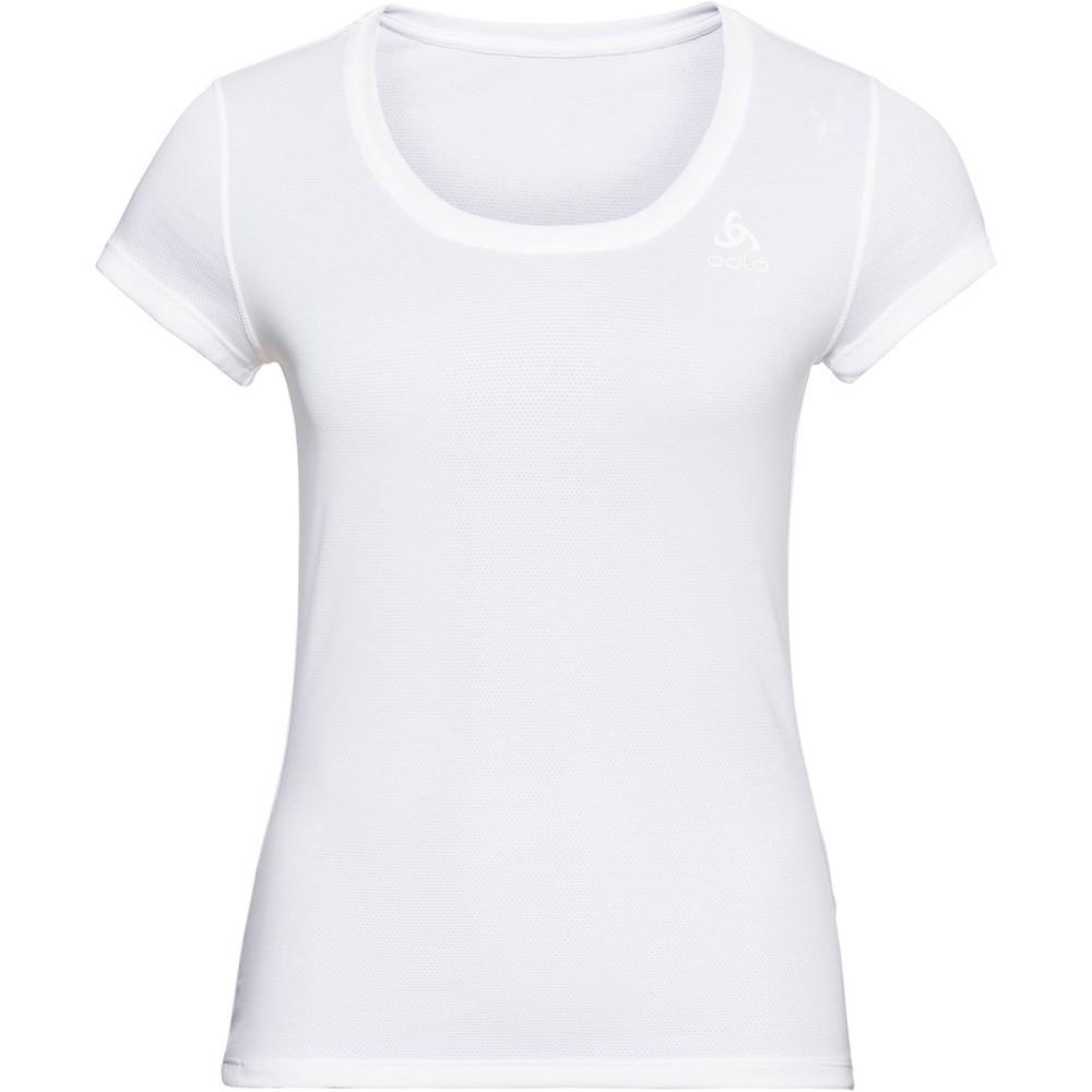 Active f-dry light camiseta térmica manga corta mujer Blanco (L)