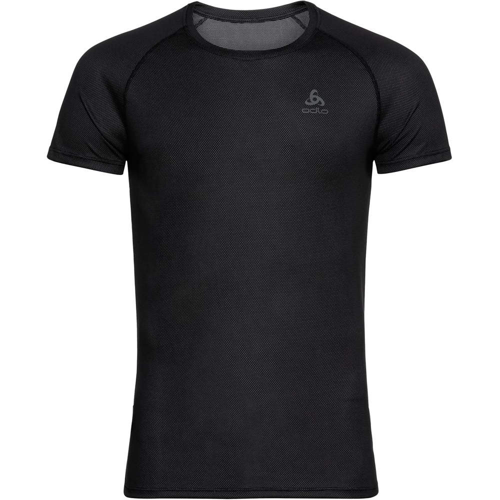 Active f-dry light camiseta térmica manga corta hombre Negro (XL)