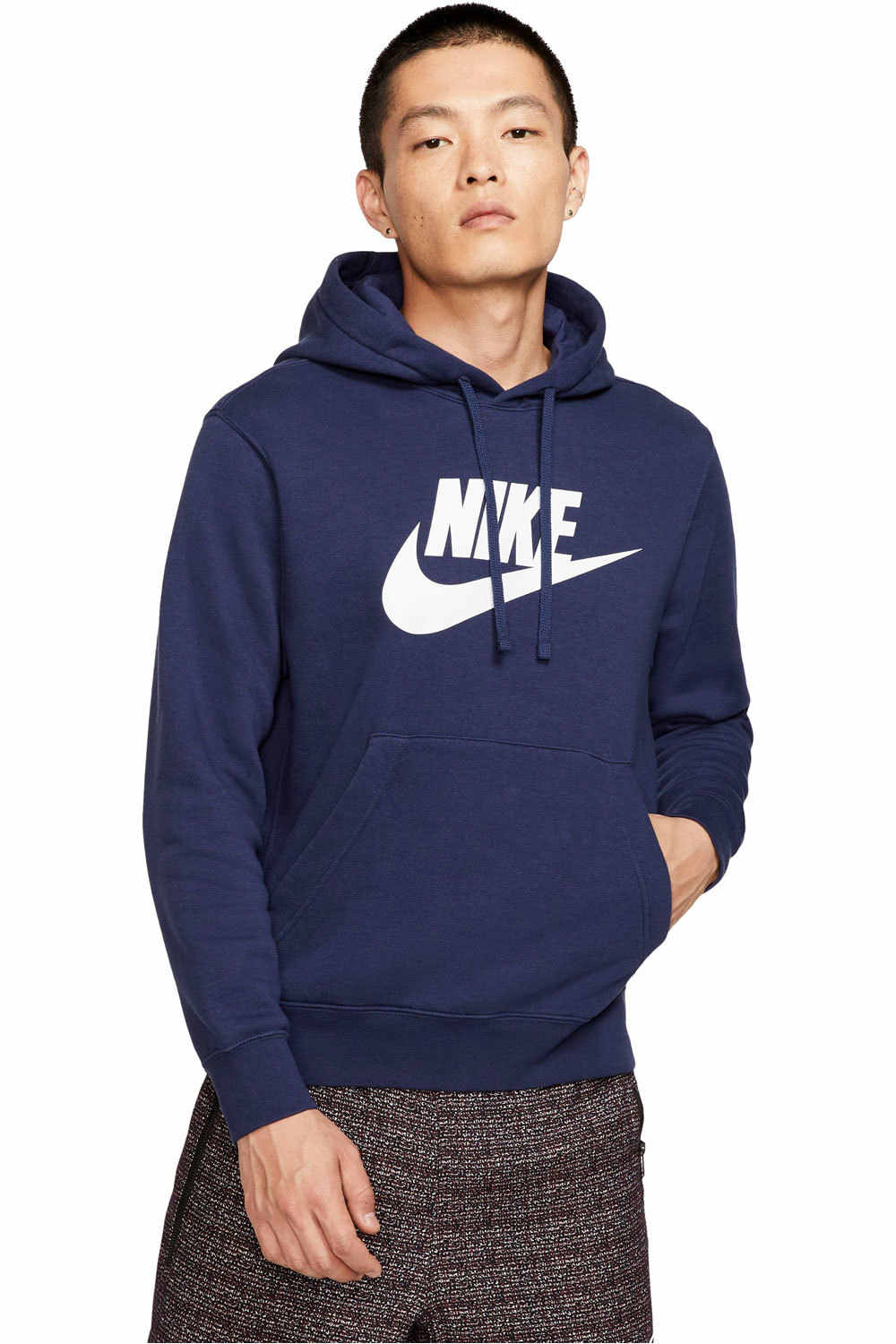 Nike sudadera hombre NSW CLUB HOODIE PO BB GX vista frontal