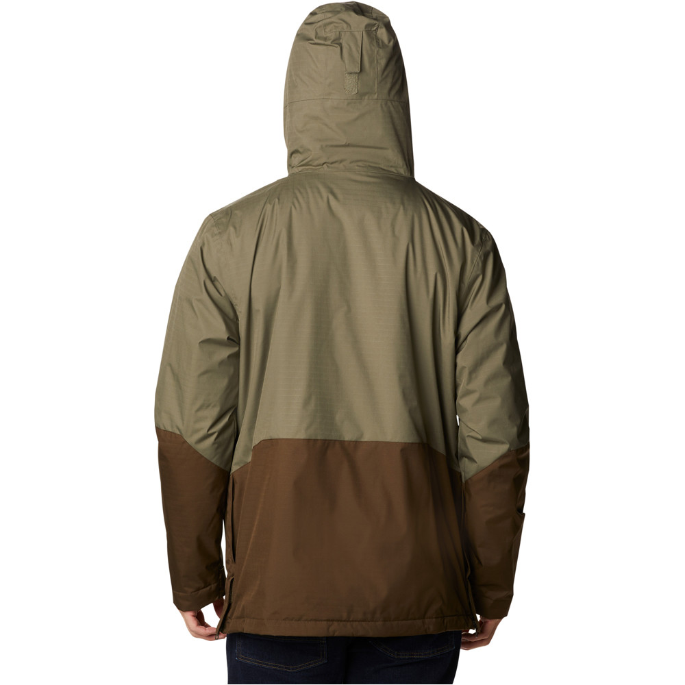 Columbia chaqueta impermeable insulada hombre Buckhollow Insulated Anorak vista trasera