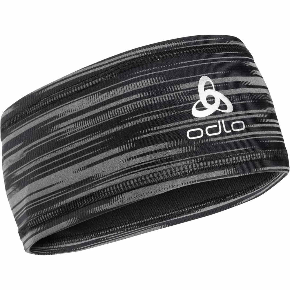 Odlo varios running Headband POLYKNIT LIGHT ECO PRINT vista frontal