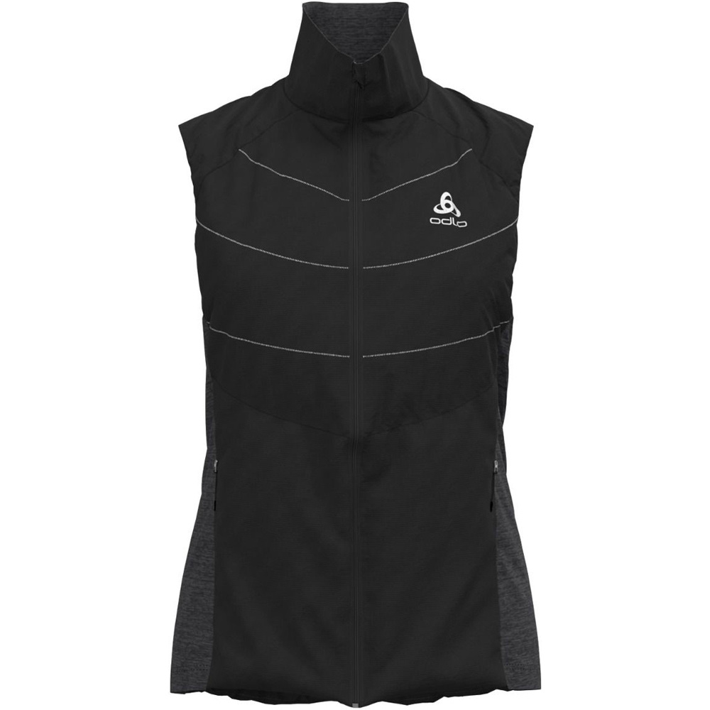 Odlo CHAQUETA RUNNING MUJER Vest RUN EASY S-THERMIC vista frontal