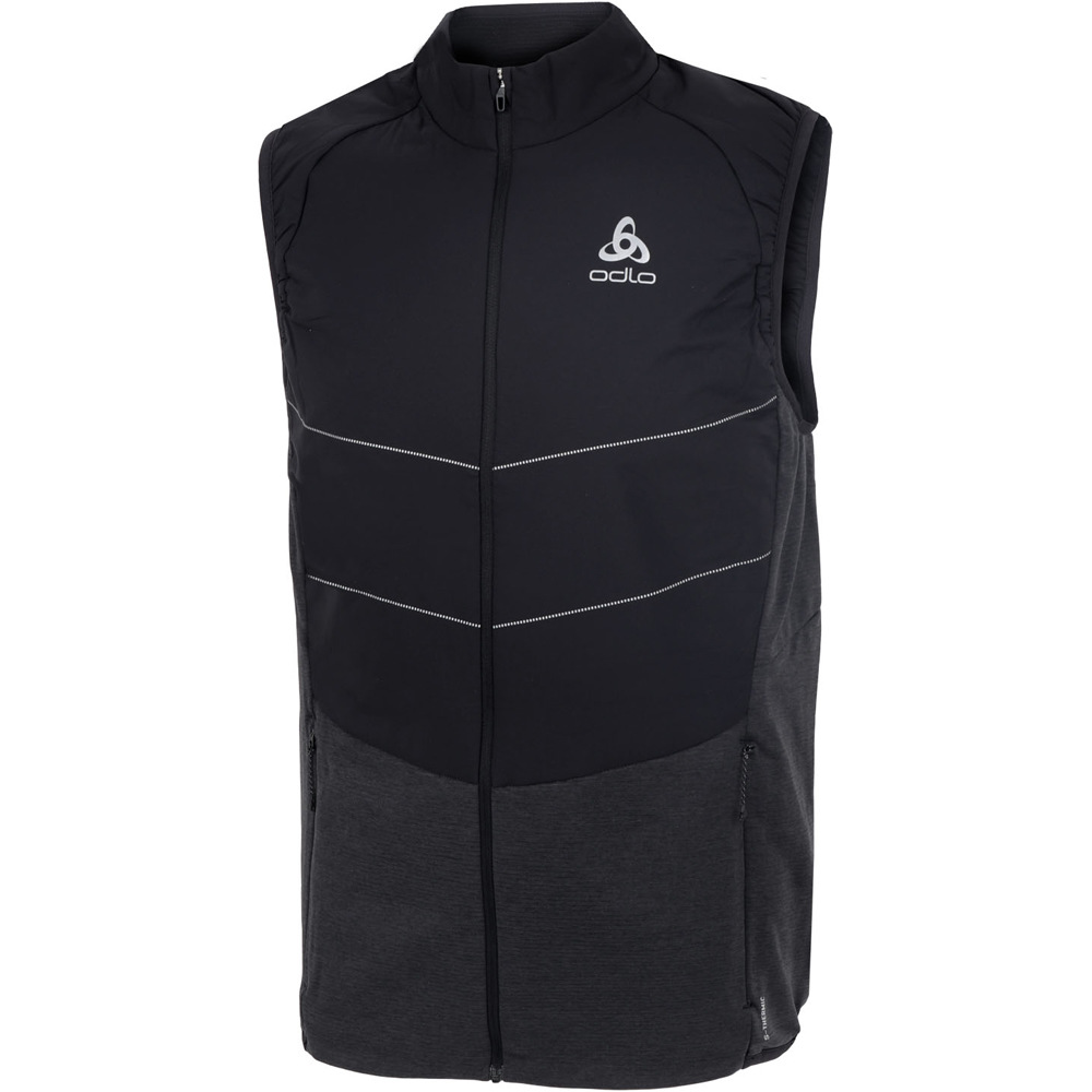 Odlo CHAQUETA RUNNING HOMBRE Vest RUN EASY S-THERMIC vista frontal