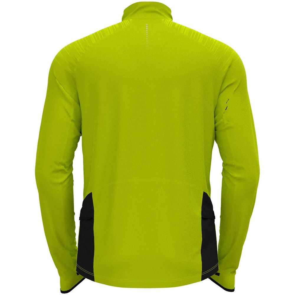 Odlo camiseta técnica manga larga hombre Midlayer 1/2 zip AXALP CERAMIWARM vista trasera