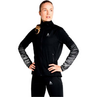 Odlo CHAQUETA RUNNING MUJER Jacket ZEROWEIGHT PRO WARM REFLECT vista frontal