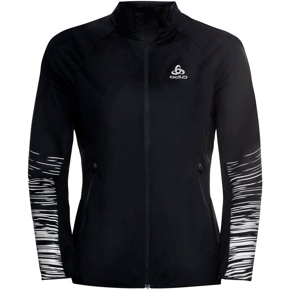 Odlo CHAQUETA RUNNING MUJER Jacket ZEROWEIGHT PRO WARM REFLECT vista detalle