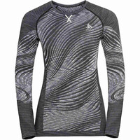 Odlo camiseta térmica manga larga mujer BL TOP Crew neck l/s BLACKCOMB ECO vista detalle