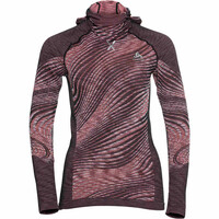 Odlo camiseta térmica manga larga mujer BL TOP with Facemask l/s BLACKCOMB ECO vista detalle