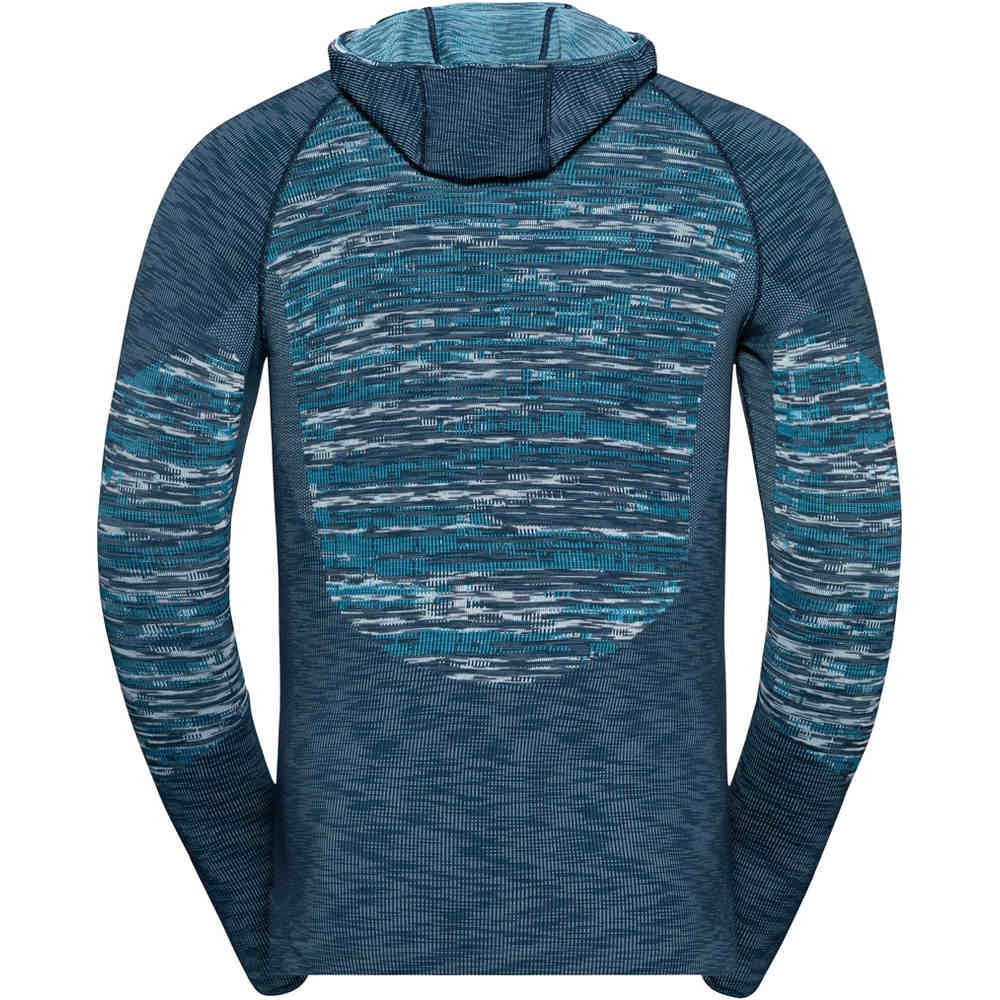 Odlo camiseta térmica manga larga hombre BL TOP with Facemask l/s BLACKCOMB ECO vista trasera