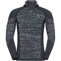 Odlo camiseta térmica manga larga hombre BL TOP with Facemask l/s BLACKCOMB ECO vista frontal