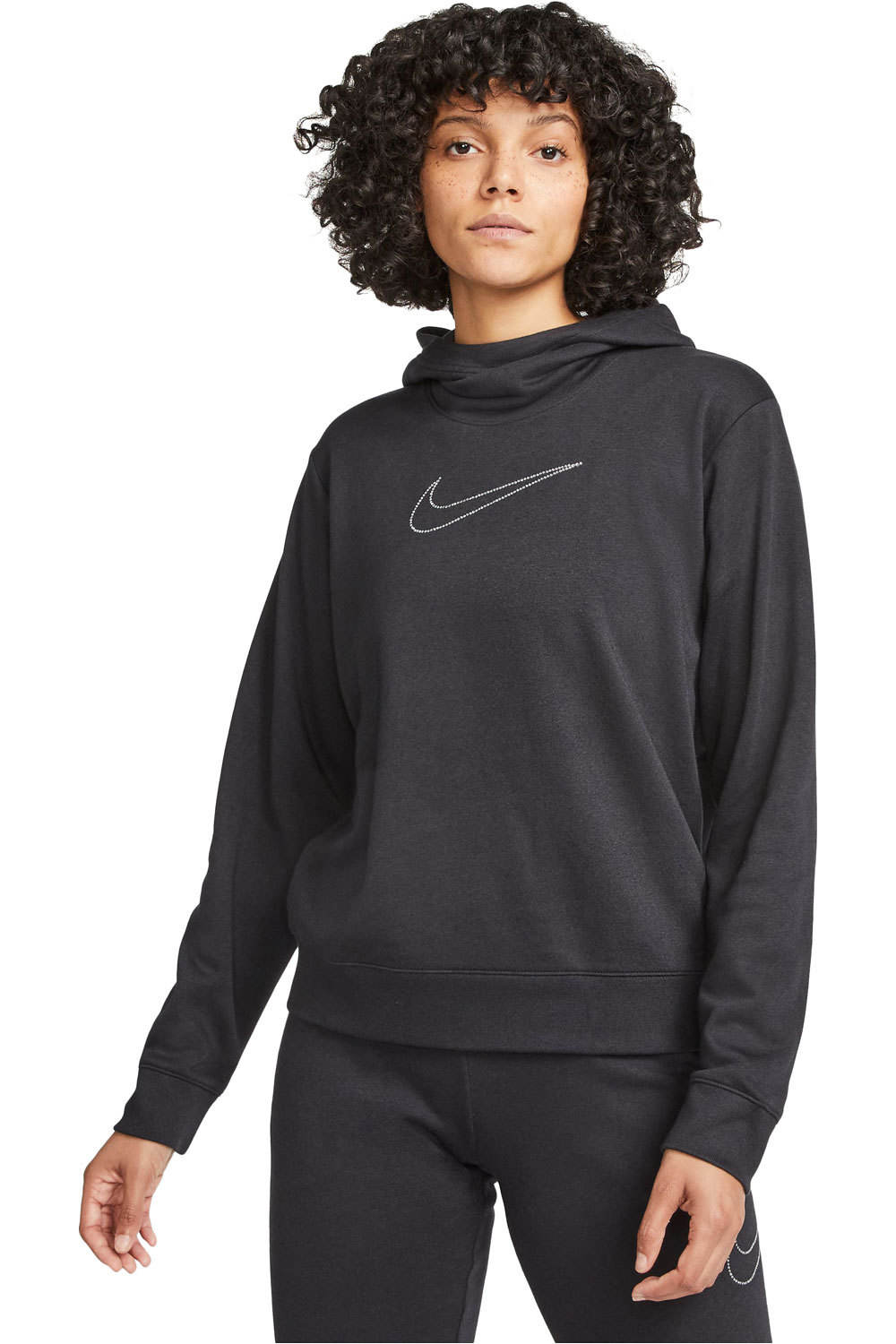 Nike sudadera mujer W NSW FLC GX FNL HOODIE FTRA vista frontal