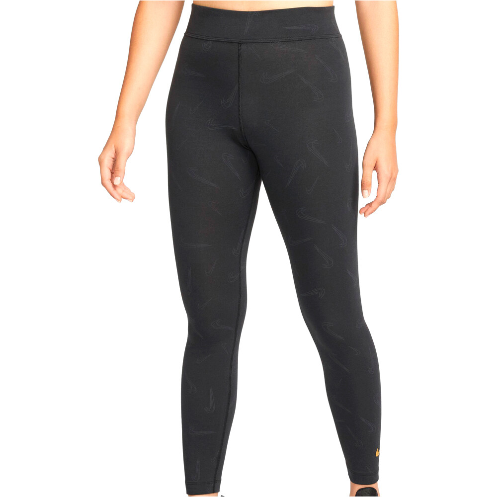 Sportswear aop pantalón mujer Negro (S)