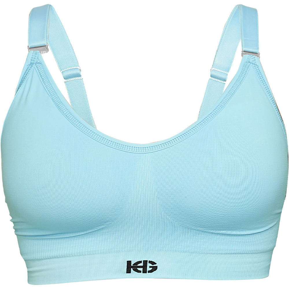 Sporthg body running mujer HG-EMERALD MEDIUM SUPPORT TOP vista frontal