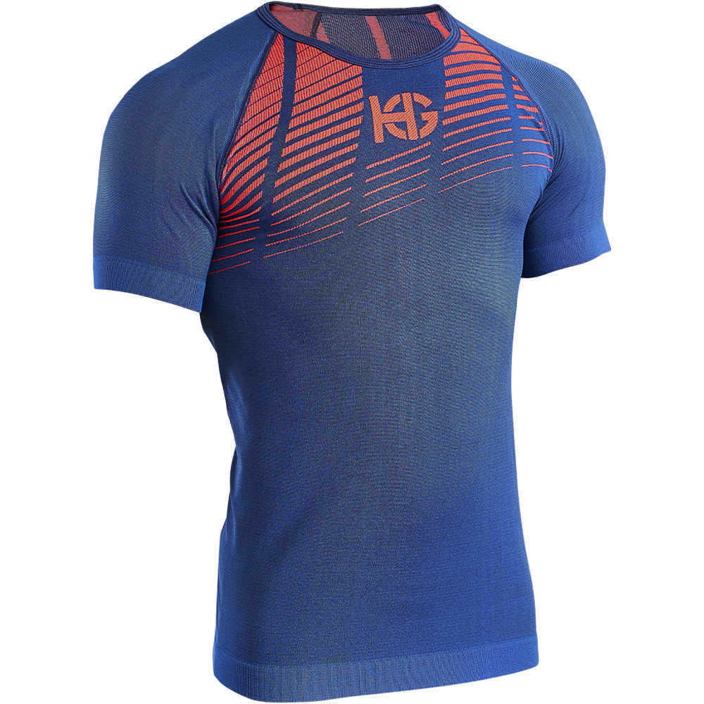 Sporthg camisetas trail running manga corta hombre HG-WAVE SHORT SLEEVED T-SHIRT vista frontal