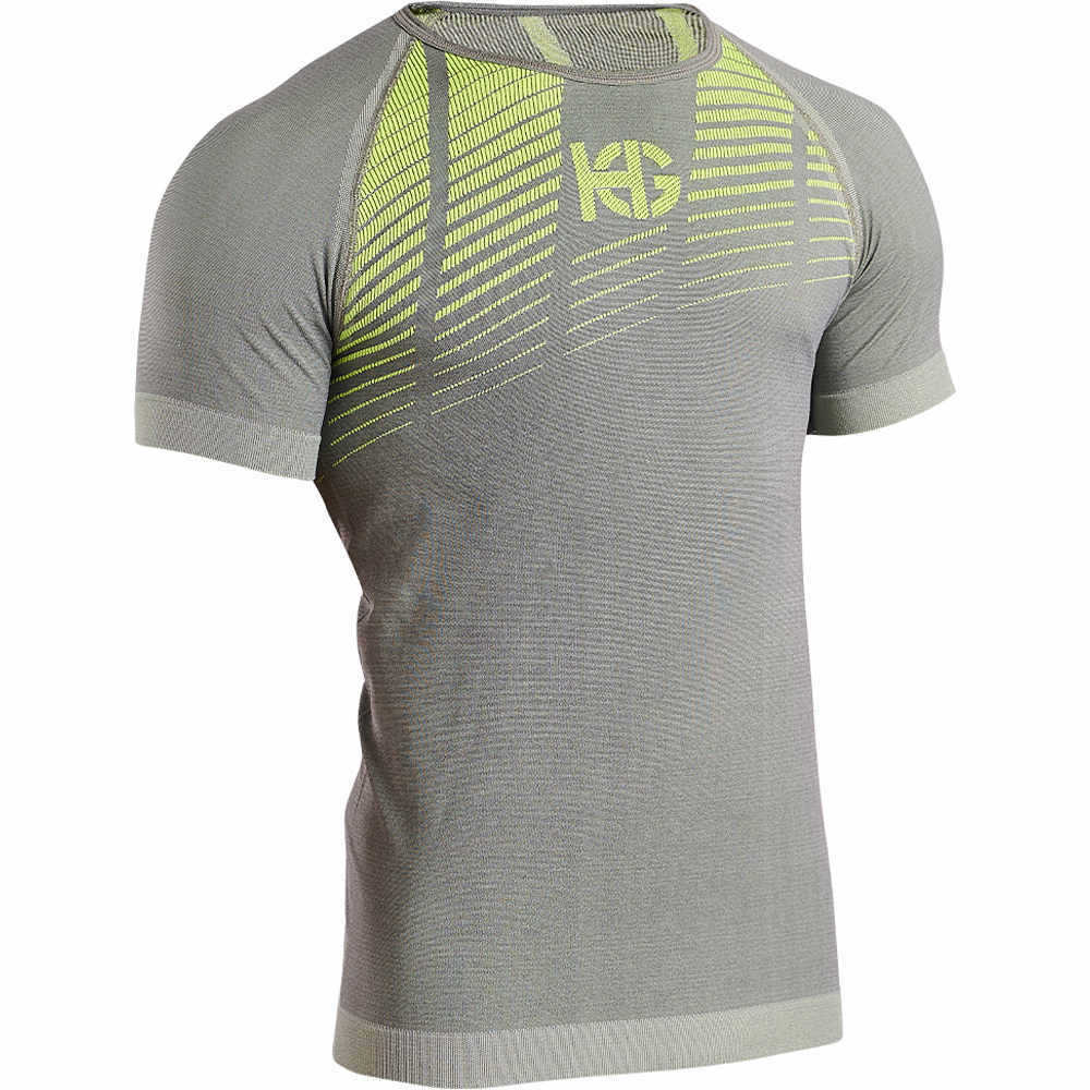 Sporthg camisetas trail running manga corta hombre HG-WAVE SHORT SLEEVED T-SHIRT vista frontal