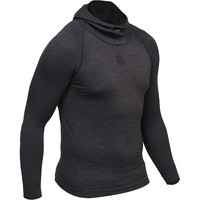 HG-FLOW LONG SLEEVED JASPE T-SHIRT WITH HOOD