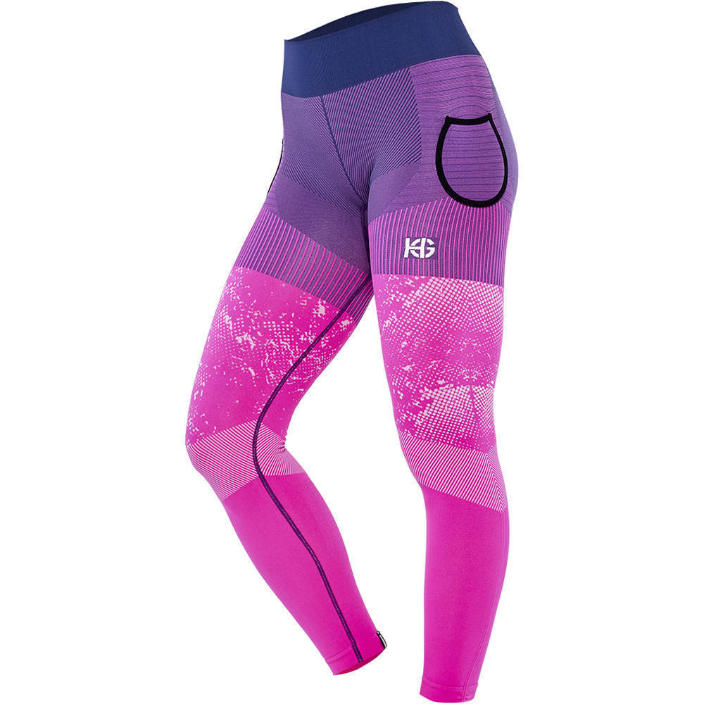 Sporthg malla larga running mujer HG-KINSKY LONG COMPRESSIVE PANTS vista frontal