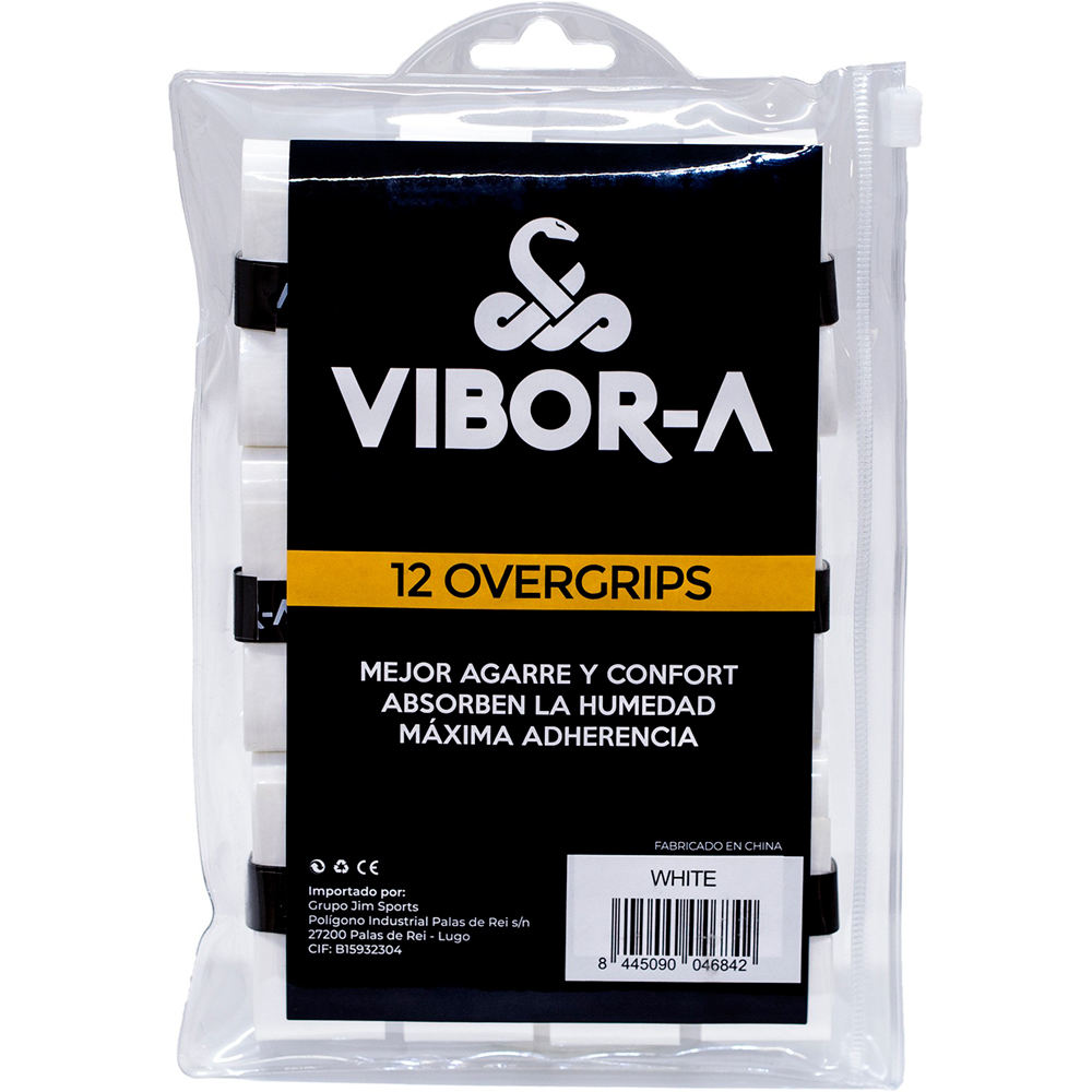 Vibora overgrip pádel BOLSA DE OVERGRIPS VIBOR-A LISO vista frontal