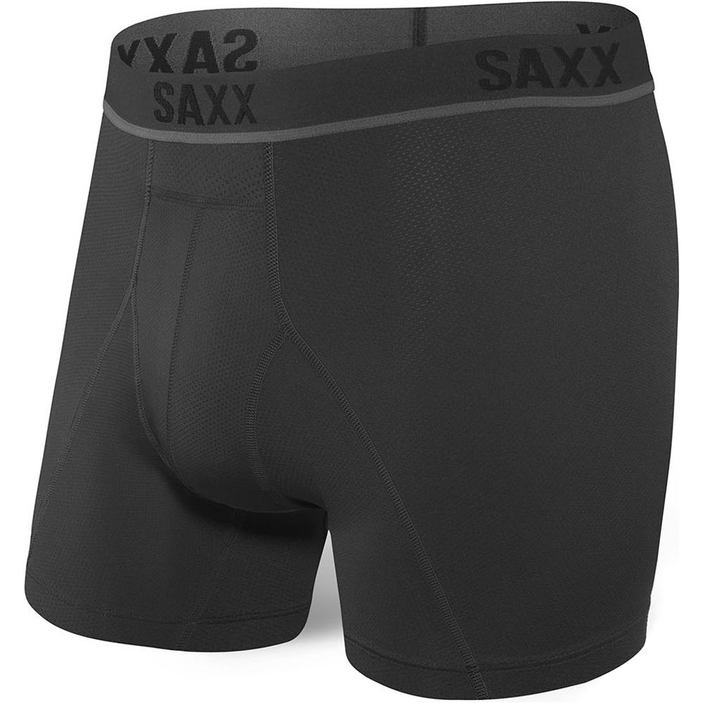 Saxx calzoncillo térmico KINETIC LIGHT-COMPRESSION MESH BOXER vista frontal