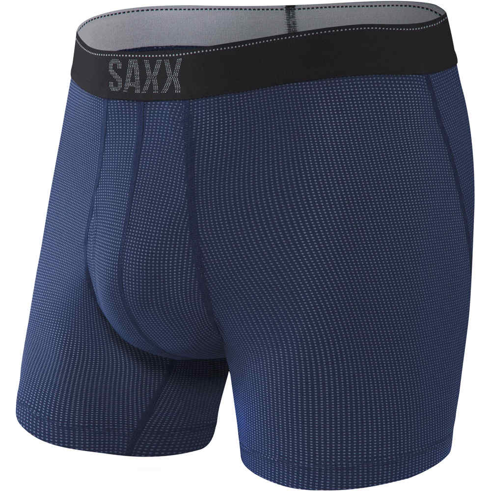 Saxx calzoncillo térmico QUEST QUICK DRY MESH BOXER BRIEF FLY vista frontal