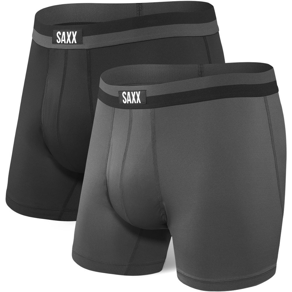 Saxx calzoncillo térmico SPORT MESH BB FLY 2PK vista frontal