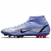 Nike botas de futbol cesped artificial MERCURIAL SUPERFLY 8 ACDM KM AG lateral interior