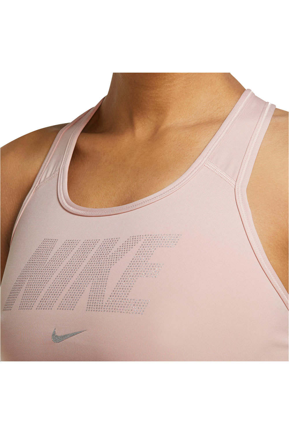 Nike sujetadores deportivos W NK DF SWSH MTLC GX BRA vista detalle