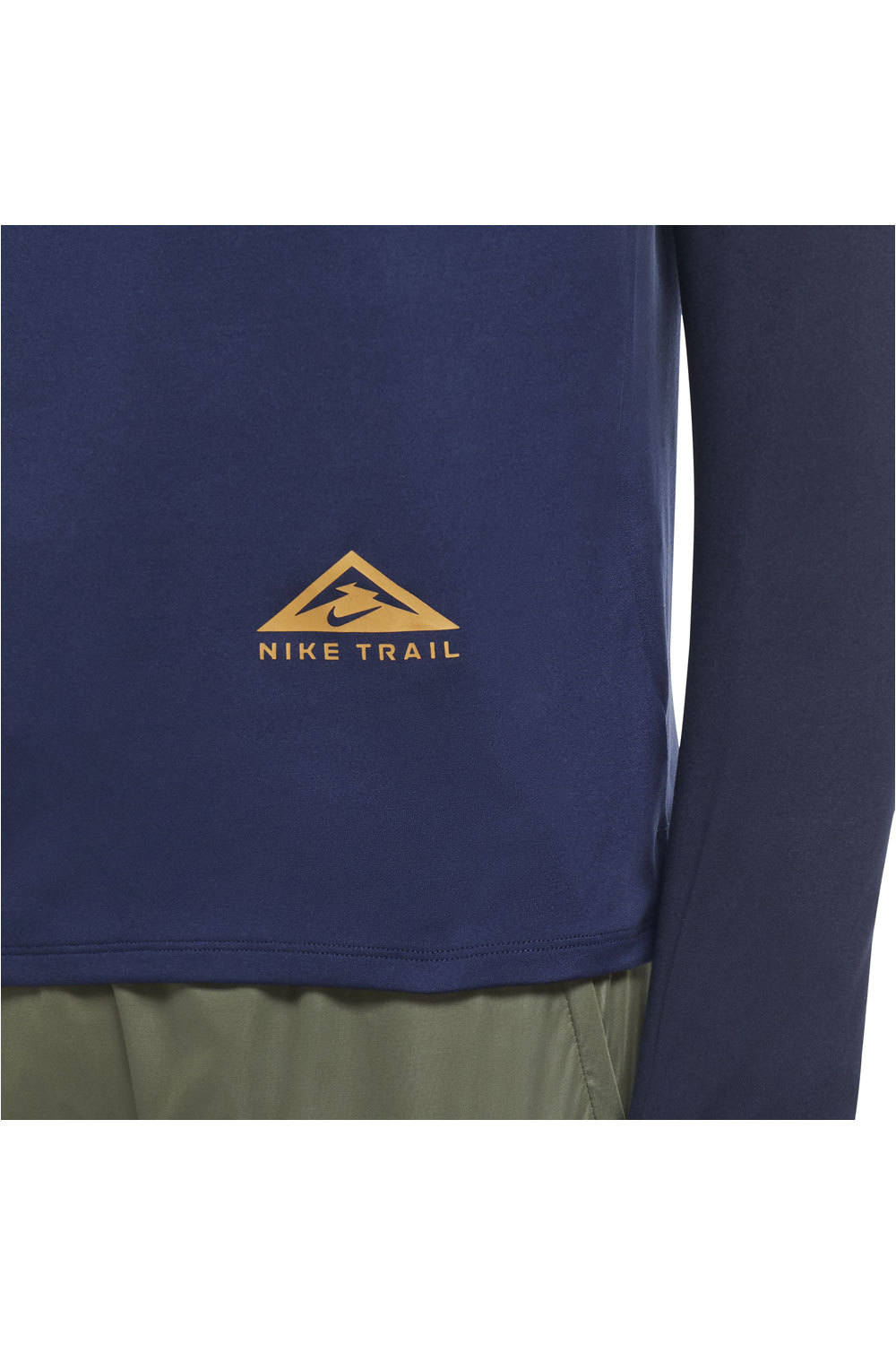 Nike camisetas trail running manga larga hombre M NK DF TRAIL ELMNT TOP HZ vista detalle