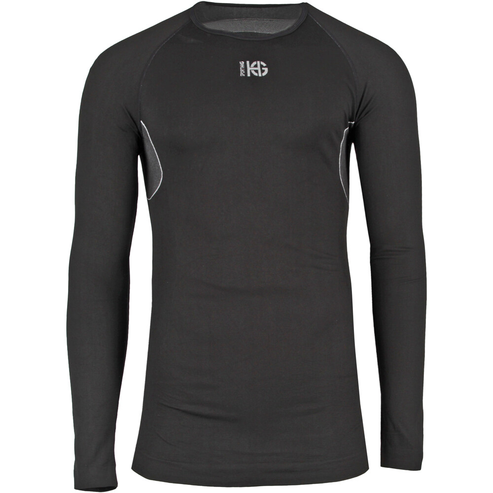 Eleven camiseta térmica manga larga hombre Negro (M)