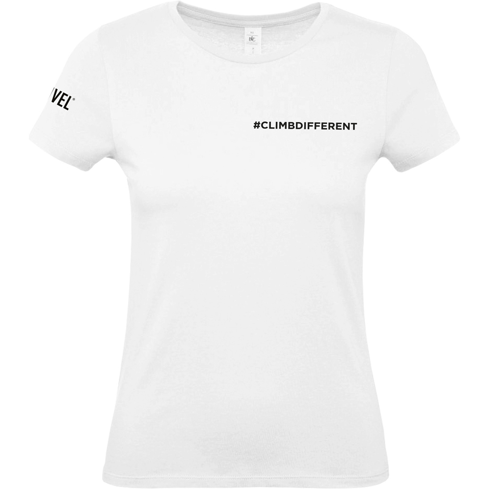 Clim different camiseta montaña manga corta mujer Blanco (L)
