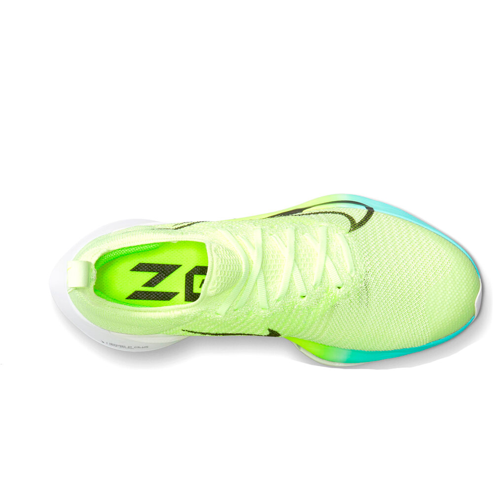 Nike zapatilla running mujer W NIKE AIR ZOOM TEMPO NEXT% FK vista superior